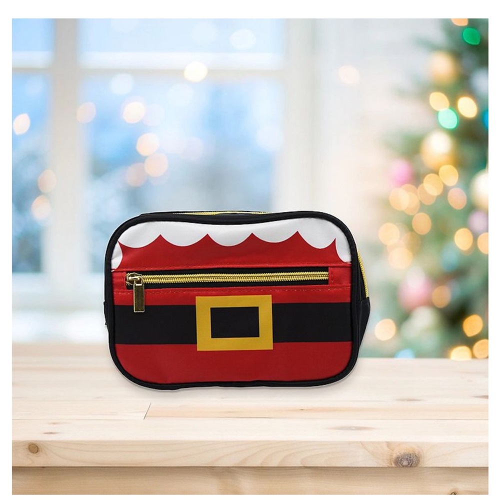 Festive Santa Belt Fanny Pack Pouch